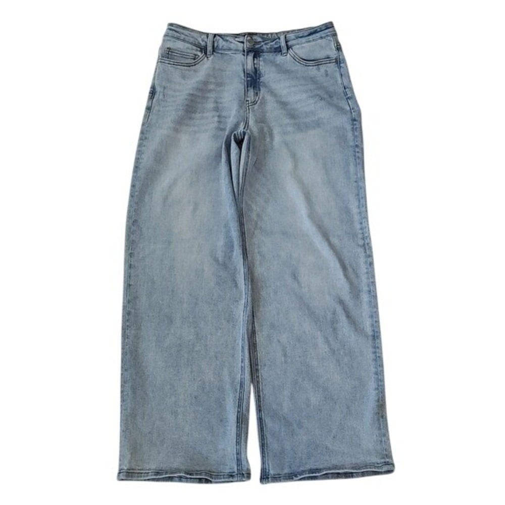 Onero Wide Leg‎ Denim Jeans 32 Light Wash Blue Used Streetwear